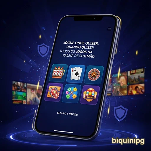 Ilustração de Explore os jogos online no biquinipg com segurança e diversão