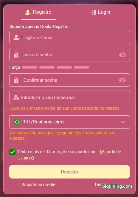 Pagamentos protegidos e garantidos - biquinipg.com